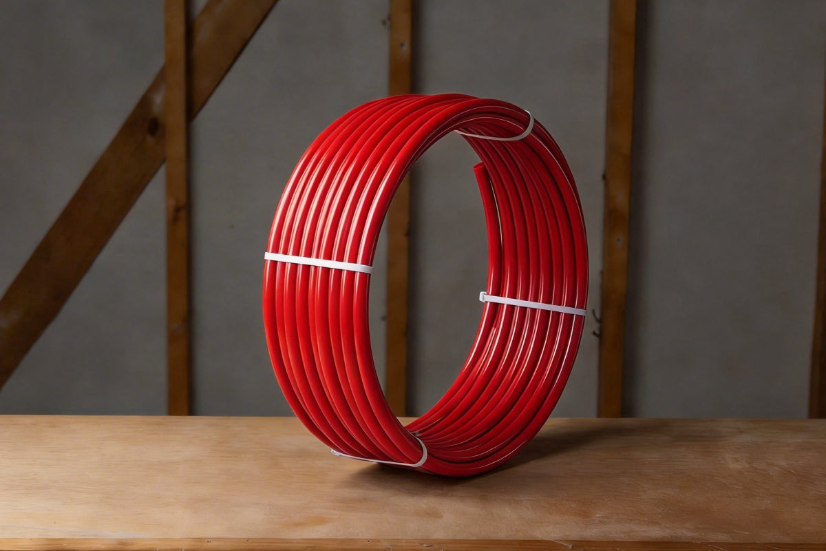 Topaipe 1/2 Inch x 100 Feet Blue PEX-A Pipe, NSF Certified for Potable Water，PEX Tubing Water Pipe for Plumbing, Floor/Wall Plumbing Tools Pex Fittings for Hot/Cold Water