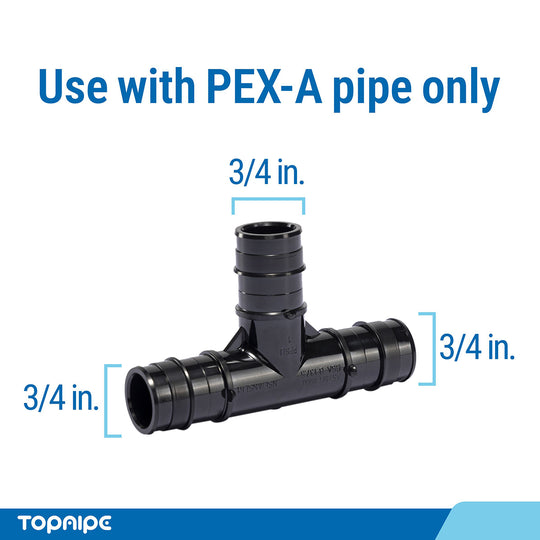 PEX-a Expansion Tee Equal