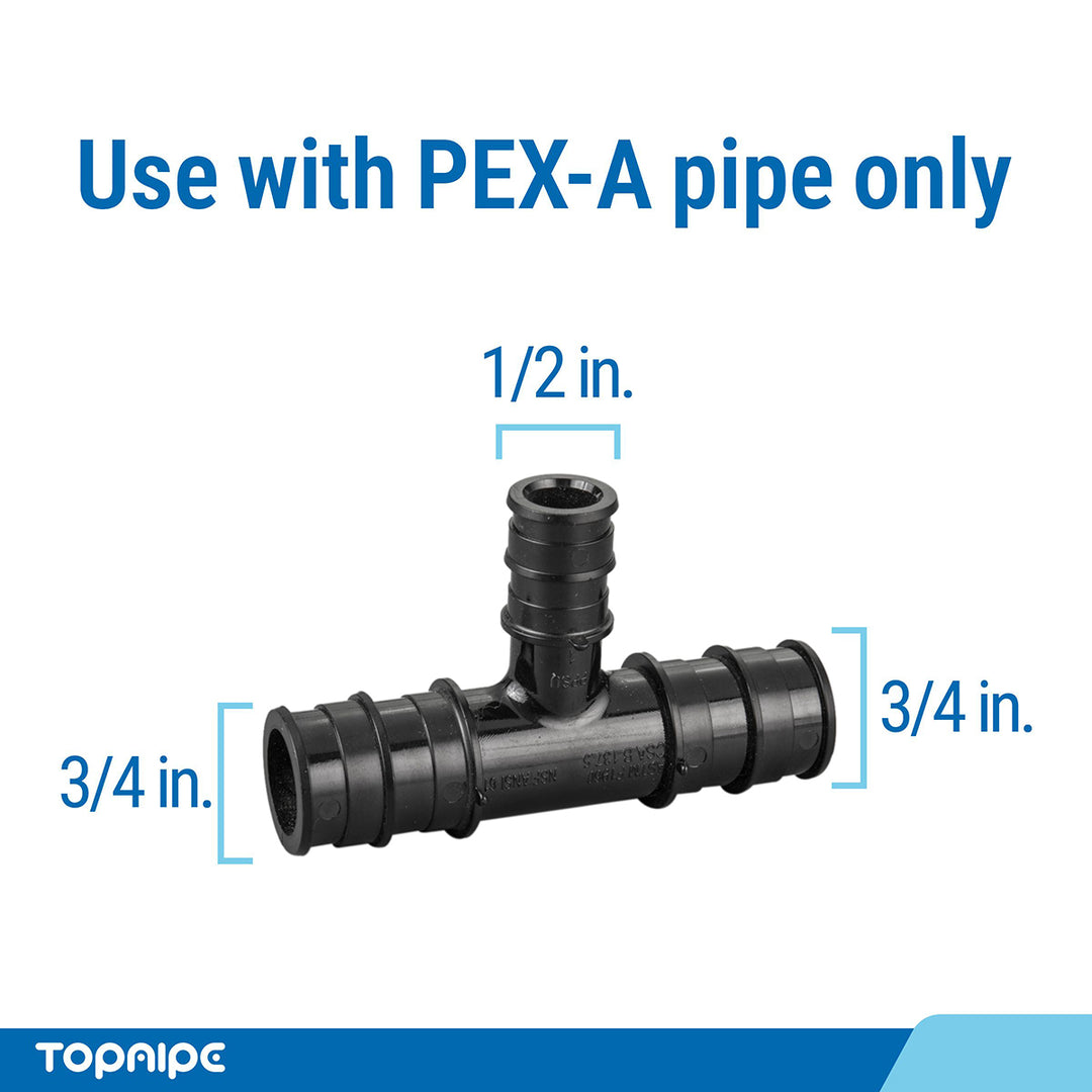 PEX-a Expansion Tee Reducing