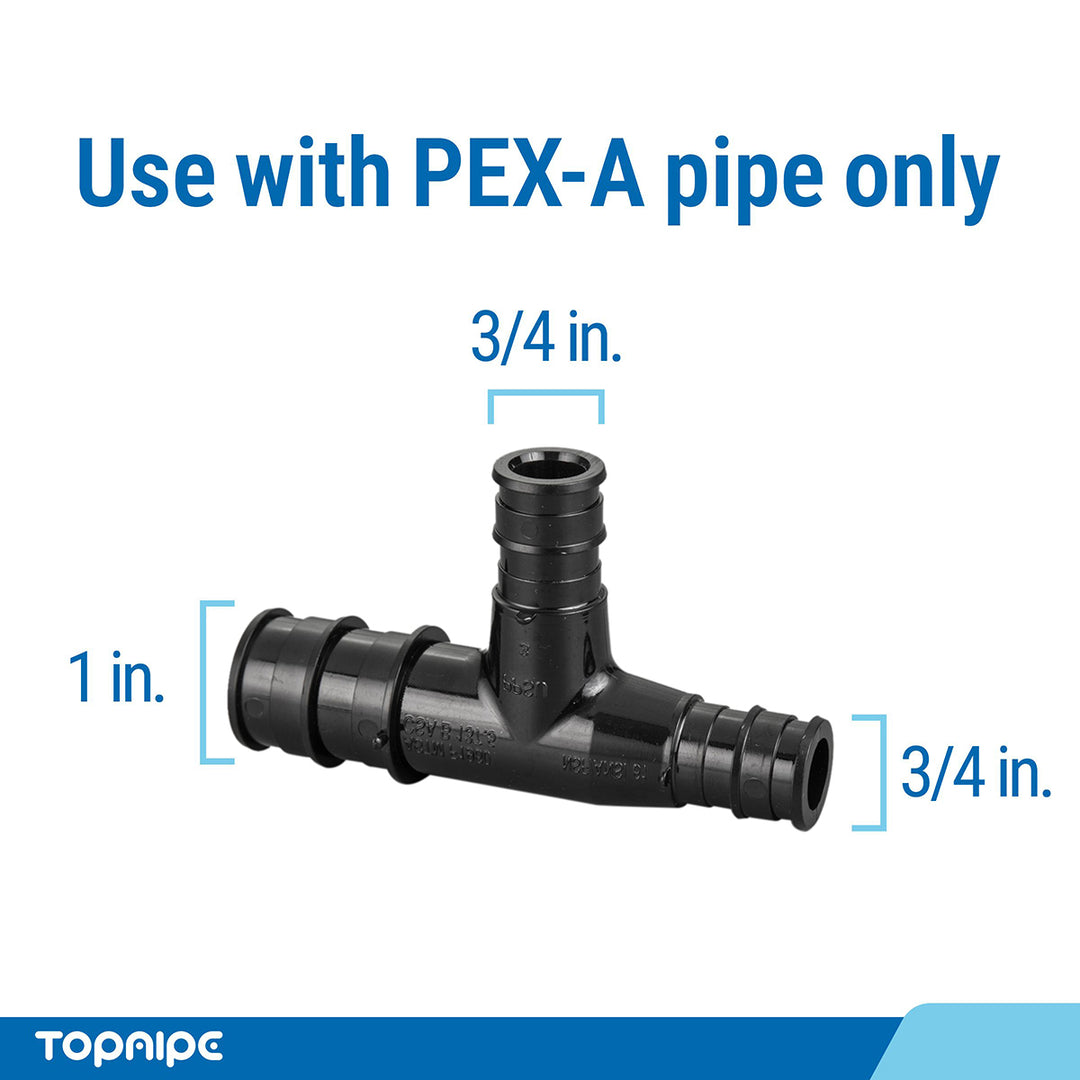 PEX-a Expansion Tee Reducing
