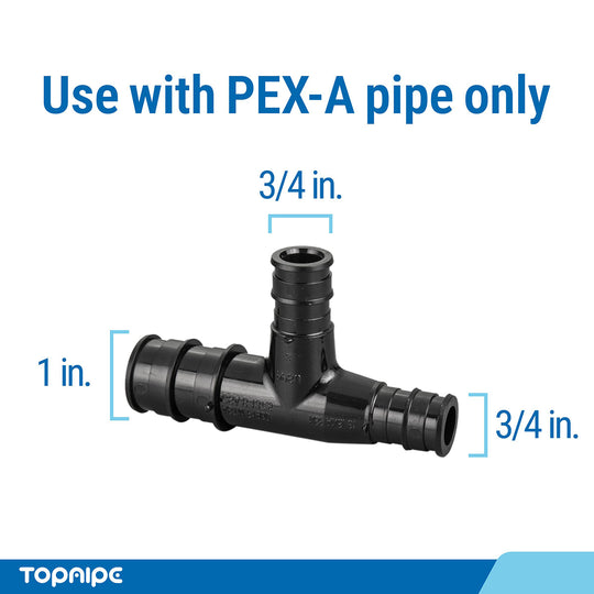PEX-a Expansion Tee Reducing