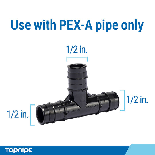 PEX-a Expansion Tee Equal