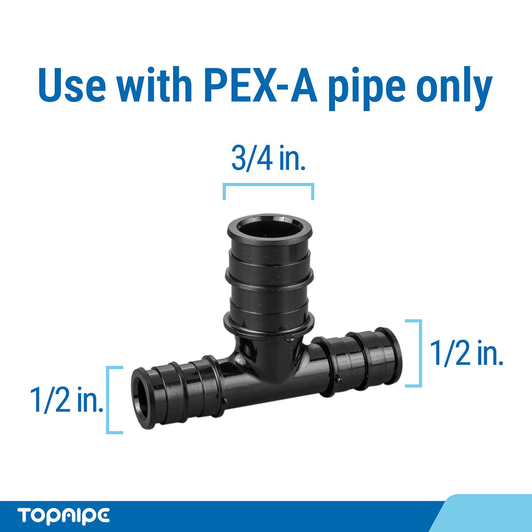 PEX-a Expansion Tee Reducing