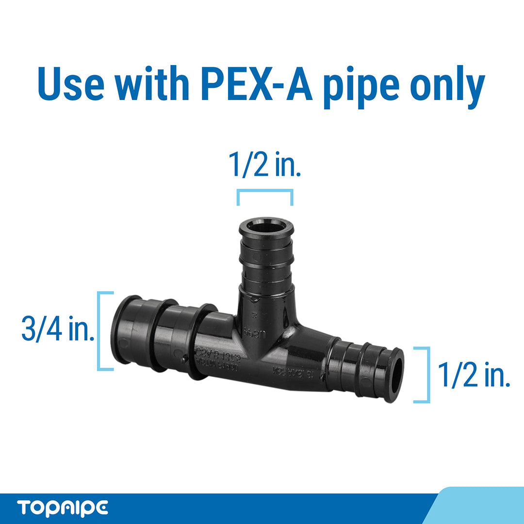 PEX-a Expansion Tee Reducing