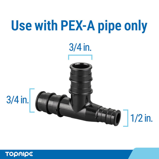PEX-a Expansion Tee Reducing