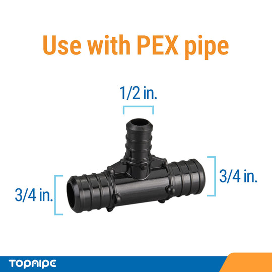PEX Tee Reducing