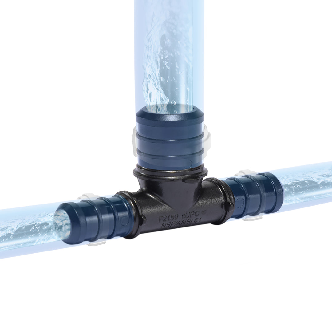 PEX Tee Reducing