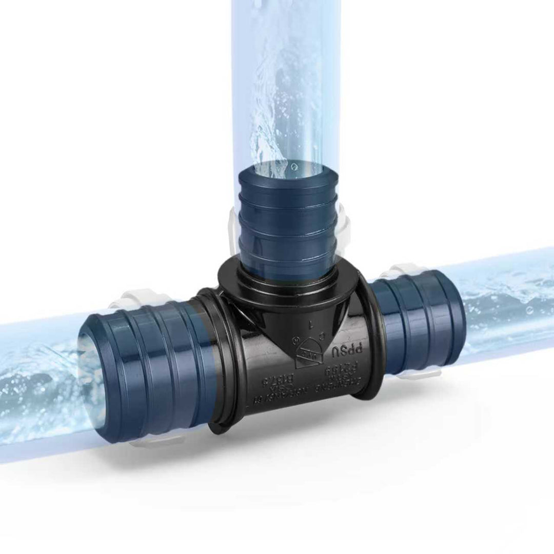 PEX Tee Reducing